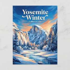 Cartão Postal Parque Nacional de Yosemite EUA