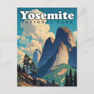 Cartão Postal Parque Nacional de Yosemite Vintage