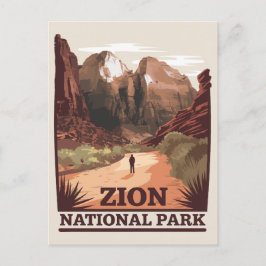 Cartão Postal Parque Nacional de Zion