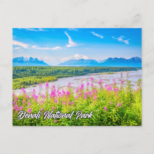 Cartão Postal Parque Nacional Denali e Reserva, Alasca