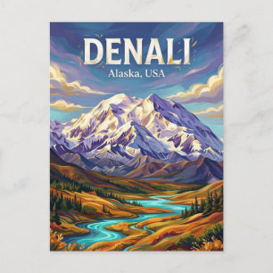 Cartão Postal Parque Nacional Denali EUA