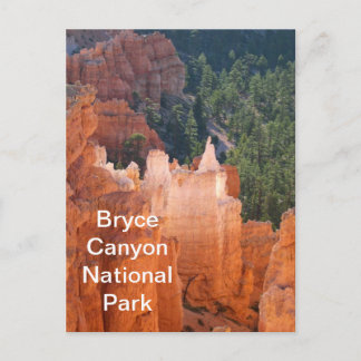 Cartão Postal Parque Nacional do Bryce Canyon Delicado Hoodoos