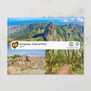 Cartão Postal Parque Nacional do Garajonay da UNESCO