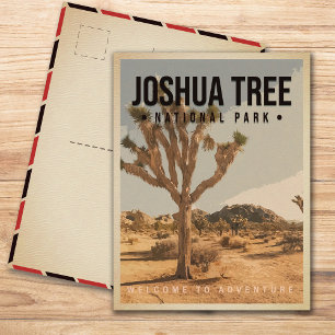 Cartão Postal Parque Nacional do Joshua Tree, Califórnia Vintage