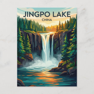 Cartão Postal Parque Nacional do Lago Jingpo China
