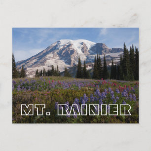 Cartão Postal Parque Nacional do Monte Rainier, Monte Rainier 3