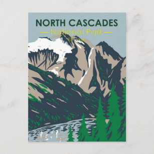 Cartão Postal Parque Nacional do Monte Triumph Triumph em Cascad