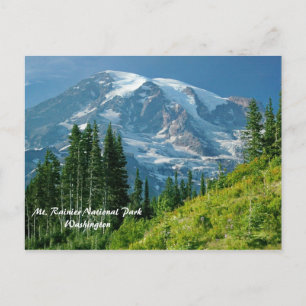 Cartão Postal Parque Nacional do Mt. Rainier