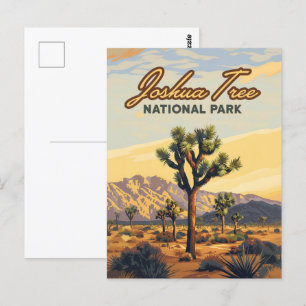 Cartão Postal Parque Nacional do Parque Nacional do Joshua Tree 