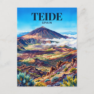 Cartão Postal Parque Nacional do Teide Espanha
