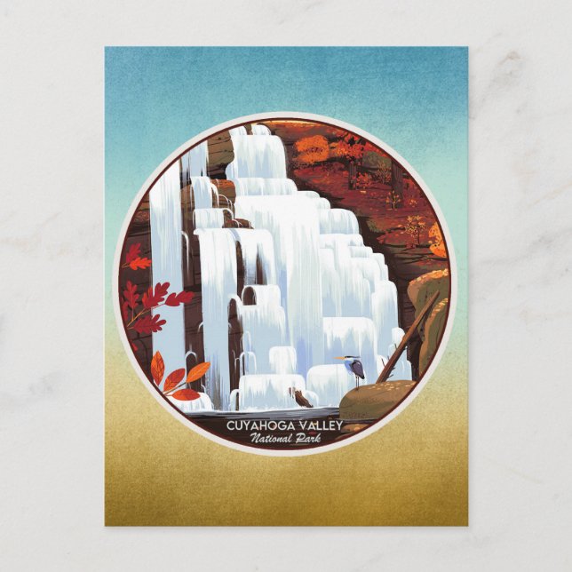 Cartão Postal Parque Nacional do Vale de Cuyahoga (Frente)