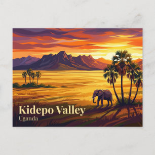 Cartão Postal Parque Nacional do Vale de Kidepo Uganda
