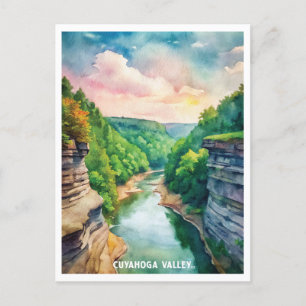 Cartão Postal Parque Nacional do Vale do Cuyahoga - Pintura em A