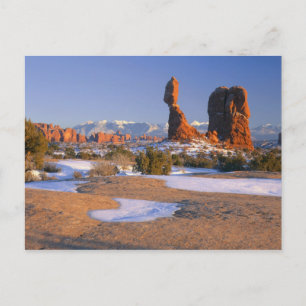 Cartão Postal PARQUE NACIONAL DOS ARCOS, UTAH. EUA. Pedra Equili