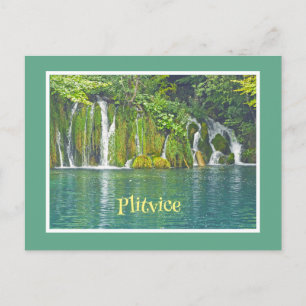 CARTÃO POSTAL PARQUE NACIONAL DOS LAGOS DE PLITVICE, CROÁCIA