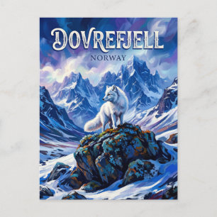 Cartão Postal Parque Nacional Dovrefjell-Sunndalsfjella Noruega