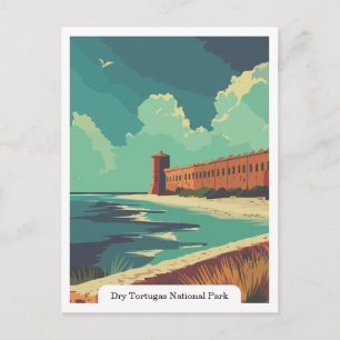 Cartão Postal Parque Nacional Dry Tortugas, Flórida, EUA