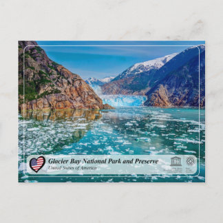 Cartão Postal Parque Nacional e Reserva da Baía de Glacier da UN