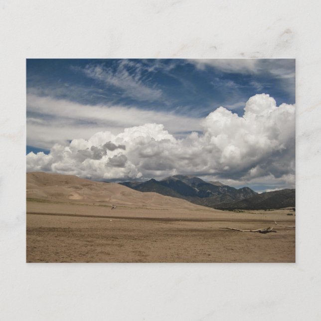 Cartão Postal Parque Nacional e Reserva de excelente Sand Dunes (Frente)