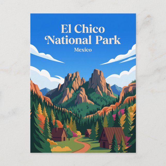 Cartão Postal Parque Nacional El Chico México (Frente)