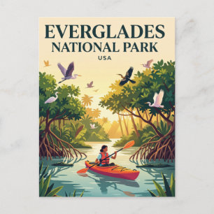 Cartão Postal Parque Nacional Everglades EUA