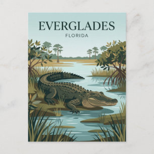 Cartão Postal Parque Nacional Everglades EUA