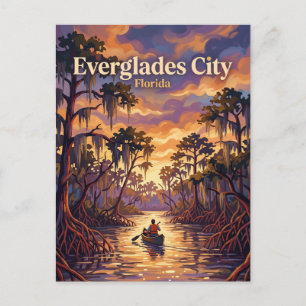 Cartão Postal Parque Nacional Everglades EUA