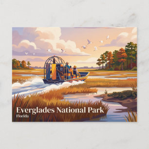 Cartão Postal Parque Nacional Everglades Flórida