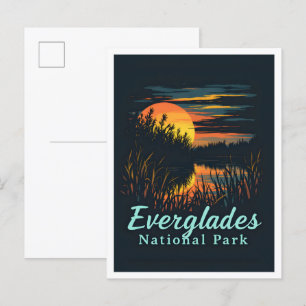 Cartão Postal Parque Nacional Everglades Flórida Viagem