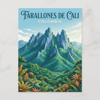 Cartão Postal Parque Nacional Farallones de Cali Colômbia