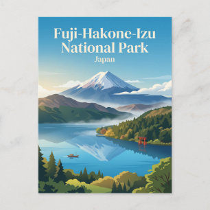 Cartão Postal Parque Nacional Fuji-Hakone-Izu Japão
