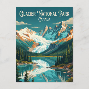 Cartão Postal Parque Nacional Glacier Canadá