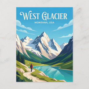 Cartão Postal Parque Nacional Glacier EUA