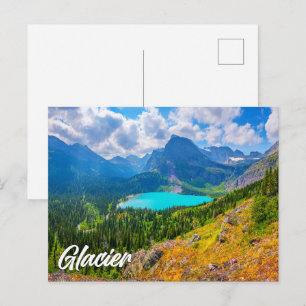 Cartão Postal Parque Nacional Glacier, Montana, Estados Unidos