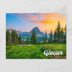 Cartão Postal Parque Nacional Glacier, Montana, Estados Unidos