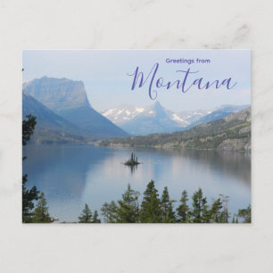 Cartão Postal Parque Nacional Glacier Montana Viagem