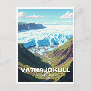 Cartão Postal Parque Nacional Glacier Vatnajökull