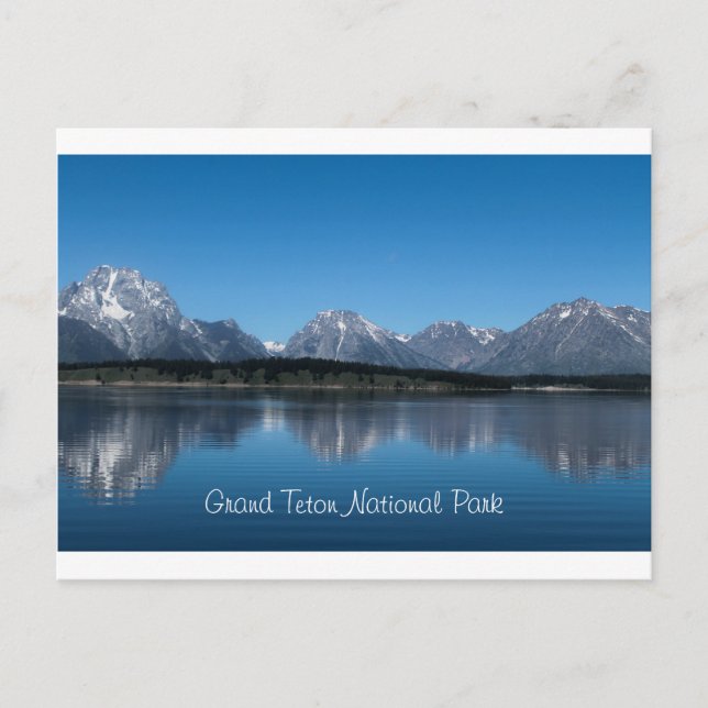 Cartão Postal Parque Nacional Grand Teton (Frente)