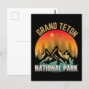 Cartão Postal Parque Nacional Grand Teton