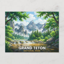 Parque Nacional Grand Teton | Paisagem de Animes