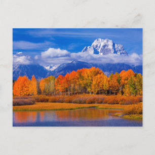 Cartão Postal Parque nacional grande Wyoming de Teton