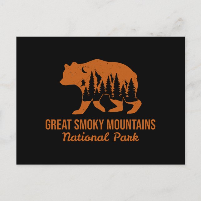 CARTÃO POSTAL PARQUE NACIONAL GRANDES MONTANHAS SMOKY (Frente)