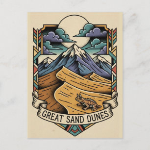 Cartão Postal Parque Nacional Great Sand Dunes Colorado