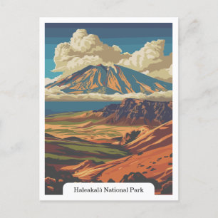 Cartão Postal Parque Nacional Haleakalā, Havaí EUA