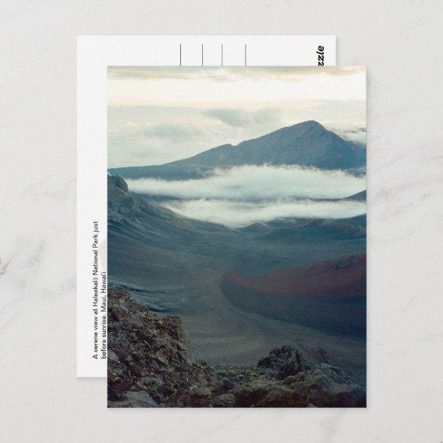 Cartão Postal Parque Nacional Haleakalā, Maui, HI -  (Frente/Verso)