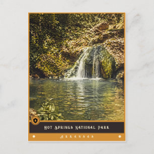 Cartão Postal Parque Nacional Hot Springs Arkansas Vintage