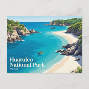 Cartão Postal Parque Nacional Huatulco México