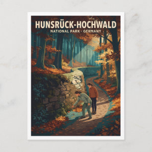 Cartão Postal Parque Nacional Hunsrück-Hochwald, Alemanha Presen