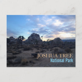 Cartão Postal Parque Nacional Joshua Tree