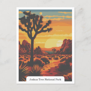Cartão Postal Parque Nacional Joshua Tree, Califórnia, EUA